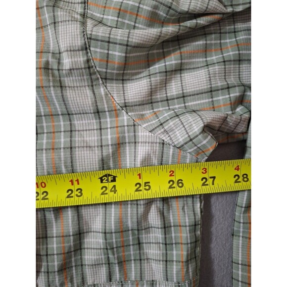 Columbia Silver Ridge Shirt  Men's XXL Plaid Long Sleeve Green Vented Hiking - Picture 8 of 8